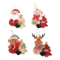 【CW】 New Christmas Mini Doll Tree Hanger Pendant Xmas Decoration for Home Dolls Kids Year Gifts Decorations