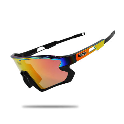 ABUS Mens Cycling Sunglasses Polarized Sport Eyewear Outdoor Sport Classic UV400 Speed MTB Glasses Best Cycling Goggles
