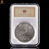 12 Constellations Ancient Astrology Sagittarius Antique Silver Psychology Relief Commemorative Zodiac Replica Coins Collection