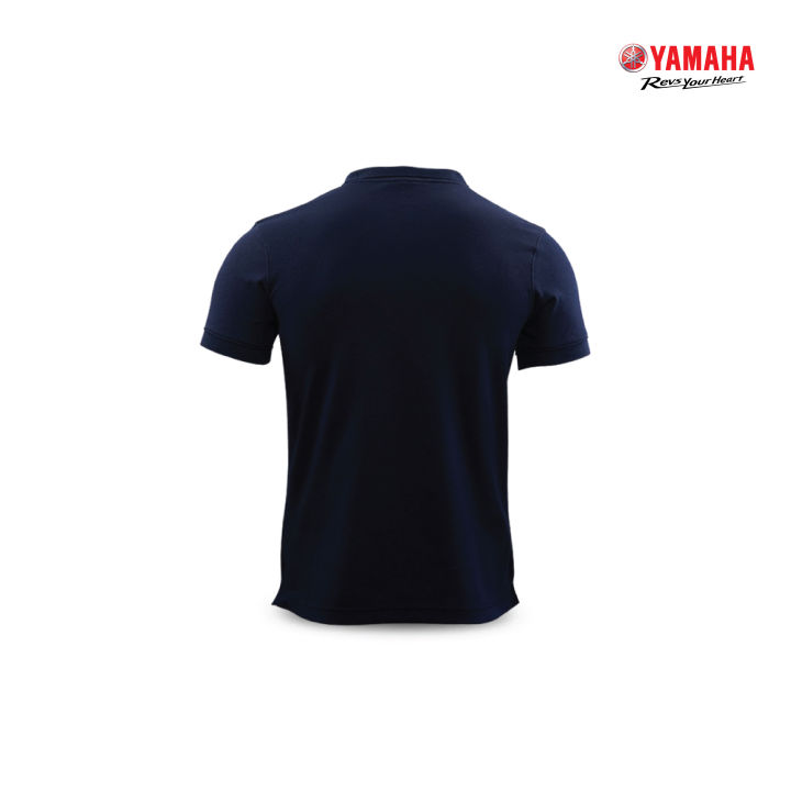 yamaha-เสื้อโปโล-premium-สีกรมท่า