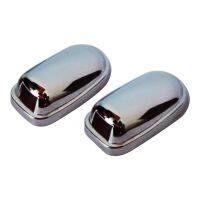 Chrome Windshield Washer Caps Fit for Ford Focus MK3 Direct Replaces Silver