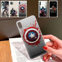 อ่อนนุ่ม TPU เคสโทรศัพท์ หรับ Tecno Spark 8 6 7T LTE Pova 5 7P 7 Go 5P 8C 8P POP AIR 5 Neo Pro Protective เคสโทรศัพท์ Lb74 Captain America