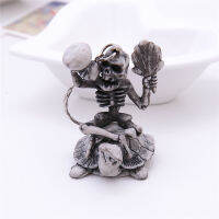 Purse Bag Pendant Car Bag Pendant Jewelry Accessory Man Gift Figure Keyring Skull Skeleton Keychain