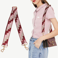 ADOP สีสัน ส่วนสำหรับCrossbody เข็มขัดสายรุ้ง กระเป๋าสะพาย รับมือ สายสำรอง อุปกรณ์เสริมกระเป๋า สายกระเป๋าปรับได้ สายคล้องกระเป๋าถือ