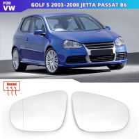 เลนส์กระจกกระจกด้านข้างสำหรับ Volkswagen Golf 5 MK5 GTI Variant R32 Plus อะไหล่ MK5 Crossgolf