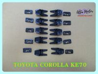 TOYOTA COROLLA KE70 FRONT WINDSHIELD CLIP LOCK &amp; GLASS CORNER CLIP SET (10 PAIRS) #กิ๊บมุมกระจก &amp; กิ๊บกระจกบังลมหน้า (10 คู่)