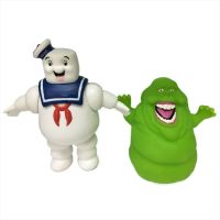 KGYJFK ผีสีเขียว ฟิกเกอร์ผีบัสเตอร์ โมเดลของเล่นจำลอง Staypuft มาร์ชเมลโล่ผู้ชาย ของเล่นเด็กเล่น อะนิเมะ หุ่นแอ็คชั่นเพรียวบาง คอลเลกชันแฟนๆ