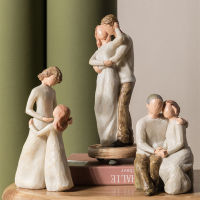 Mothers Day Birthday Easter Wedding Gift Nordic Home Decoration People Model Living Room Accessories Family Figurines Crafts