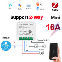 Wifi สมาร์ทมินิสวิทช์เบรกเกอร์ขนาดเล็กควบคุม2ทาง,16A,บ้านอัตโนมัติ,ทำงานร่วมกับ A-Lexa และ Goo-Gle Home