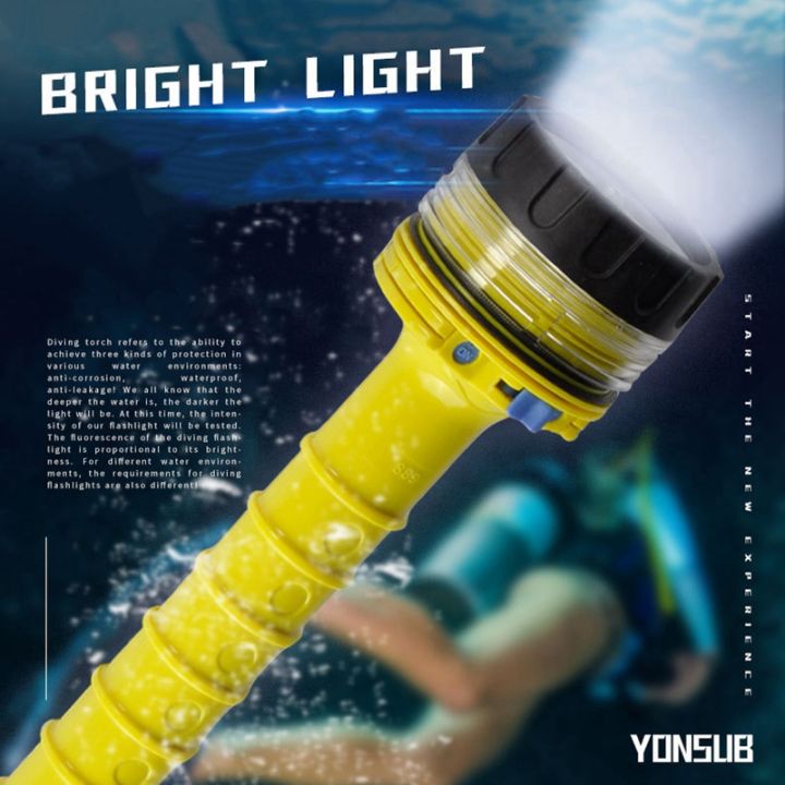 scuba-diving-flashlight-underwater-waterproof-led-diver-light-spearfishing-led-diving-lamp