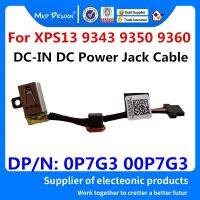 【Cod】 Green Street Original แล็ปท็อป DC DC-IN DC Power Jack สำหรับ Dell XPS-13 XPS13 9343 XPS13 9350 XPS13 9360 0P7G3 00P7G3