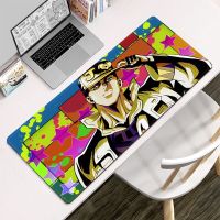 แผ่นรองเมาส์ขนาดใหญ่ Kawaii JoJo s Kinky Adventure Office Accessories ตู้เกม โต๊ะคอมพิวเตอร์ แผ่นรองเมาส์ แผ่นรองโต๊ะอะนิเมะ