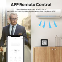 WiFi IR รีโมทคอนล Hygrometer เครื่องวัดอุณหภูมิ Smart Lifetuya Smart APP เซลเซียส Fahrenheit Real-Time Feedback