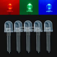 10pcs 10mm 4pins full-color RGB LED Common Anode / Cathode Transparent / Fog F10 Tri-Color Light Emitting Diode Red Green Blue