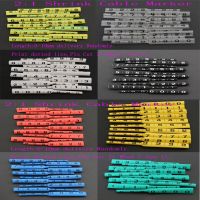 Freeshipping Ratio 2:1 1/1.5/2 To 16MM Plastic Heat Shrink Tubing Cable Marker Label Wire Number 0 to 9 Colorful PVC Insulation Cable Management