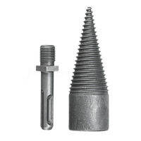 RoundHex Chop Wood Drill Bit Kit 5.71 * 1.26in Firewood Chop Wood Drill Bit Firewood Split Splitter Cone Wood Splitting Parts