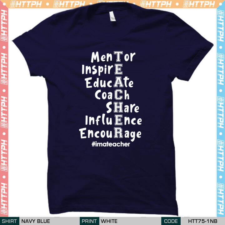 Hashtag Tees Ph Teacher Traits T Shirt Htt75 1 Lazada Ph 0545