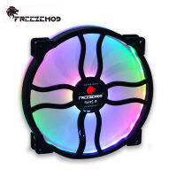 FREEZEMOD 20CM Water Cooler Radiator Fan LED 5V A-RGB Chassis Fan Water Cooling Kit CE ROSH for Modding Rainbow Aurora AURA SYNC