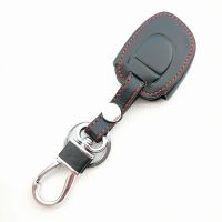 ﹊✶☃ For Renault Master Kangoo Clio Twingo Soft Texture Genuine Leather Remote Car Key Shell Fob Case Cover 1 Buttons Keyless Bag