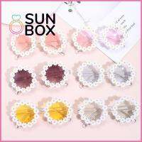 SUN BOX นวนิยายใหม่ล่าสุด เทศกาลในงานเทศกาล ดิสโก้ดีสโก้ ผู้ใหญ่และผู้ใหญ่ กรอบกลมๆ แว่นตากันแดดรูปดอกไม้ แว่นกันแดดเดซี่สำหรับผู้หญิง ที่บังแดด