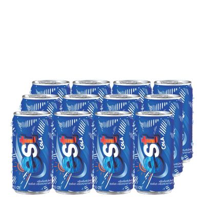 สินค้ามาใหม่! เอส น้ำอัดลม กลิ่นโคล่า 250 มล. แพ็ค 12 กระป๋อง Est Cola Soft Drink 250 ml x 12 Cans ล็อตใหม่มาล่าสุด สินค้าสด มีเก็บเงินปลายทาง