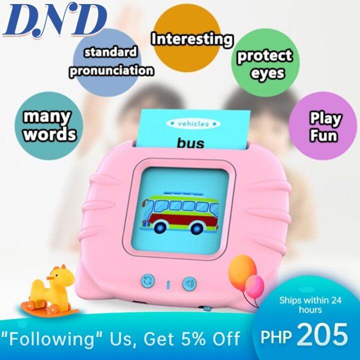 Early Education Portable Pronunciation Oral learning Card Machine Kids ...