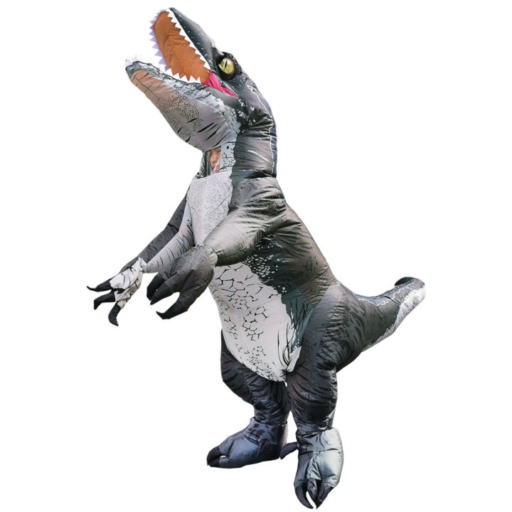 ฮาโลวีนแต่งตัวไดโนเสาร์พองเครื่องแต่งกาย-raptor-ไดโนเสาร์เสื้อผ้าสัตว์คอสเพลย์ตัวละครเสื้อผ้าคอสเพลย์