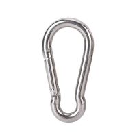 ตะขอสแตนเลส Carabiner สปริง - 304 Heavy Duty ชุด 4