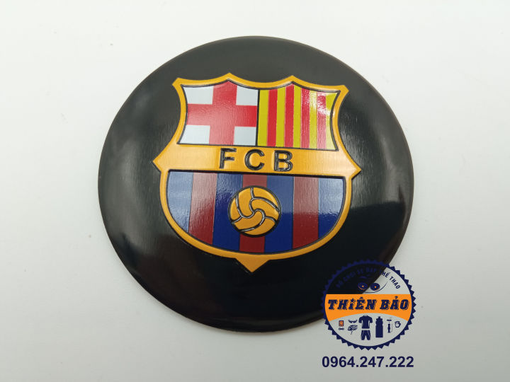 Tem nhôm dán xe FC Barcelona Logo Barca, Decal dán xe đội bóng đẹp ...