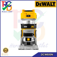 DEWALT เครื่องเซาะร่องไม้ไร้สาย ไร้แปรงถ่าน 18 โวลต์ ขนาด 6.35 มม รุ่น DCW600N-XJ