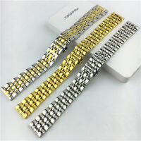 Solid Stainless Steel Watch Band 12 14 15 16 17 18 19 20 21 22 23 24mm Watch Strap Replacement Metal Watchbands Bracelet w Pins