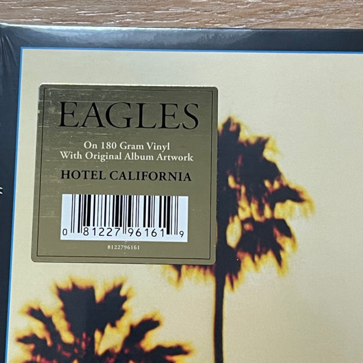 แผ่นเสียง-eagles-hotel-california-lp-album-reissue-stereo-gatefold-180-gram-แผ่นเสียงมือหนึ่ง-ซีล