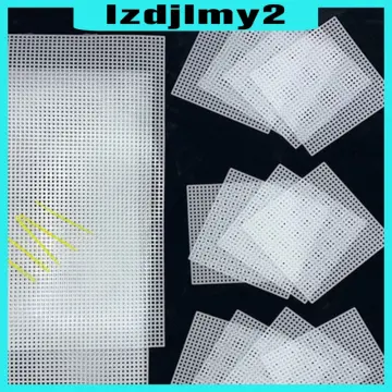 10PCS Mesh Plastic Canvas Sheets 19.6X13 Inch For Embroidery