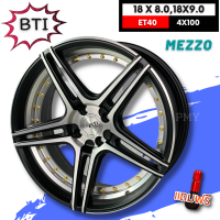 ล้อแม็กขอบ 18x8.0,18x9.0 4x100 ET+40 ยี่ห้อ BTI รุ่น MEZZO สี MB(UC+BF+GR)?(ราคาต่อ1วง)? ❗?ขายยกชุด4วงไม่ขายแยก❗