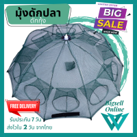 Bigsell Online มุ้งดักปลา มุ้งดักกุ้ง ดักง่าย ปลาติดเยอะ ตาข่ายดักปลา มุ้งดักจับกุ้ง ตาข่ายดักกุ้ง ที่ดักปลา หาปลา ดักปลาในบ่อ มีหลายขนาด (017)