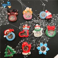 POUKL Cartoon DIY Shining Scrapbooking Craft Flexible Phone Decoration Embellishment Cabochon Flat Back Christmas Decor