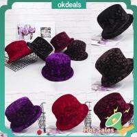 OKDEALS ใหม่ ของขวัญคริสต์มาส หมวกขนสัตว์ กันลมกลางแจ้ง อุ่น หมวกชาวประมง กำมะหยี่สีทอง ฤดูหนาว ข้น