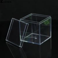 Home Storage Round Square Plastic Transparent Storage Box Jewelry Beads Fishing Accessories Candy Box