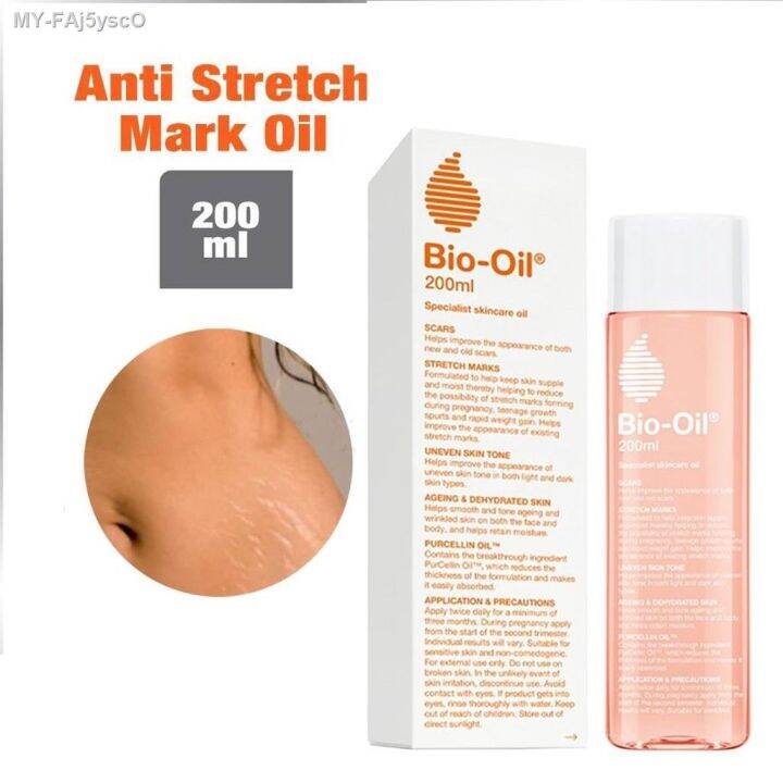 New Promo BioOil Skincare Oil 200ml For Scar Stretch marks Uneven Skin