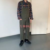 COD SDFGERTERT Overalls Men S Ins Super Hot Casual Long Pants Korean Version Of The Trend Tooling Jumpsuit Autumn And Winter Loose Suspenders