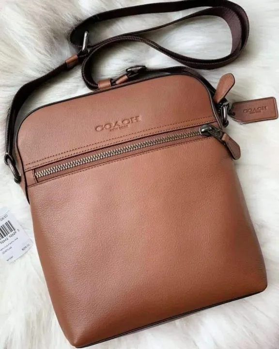 Guaranteed Coach F68014 Crossbody Bag Houston Flight Bag in Smooth