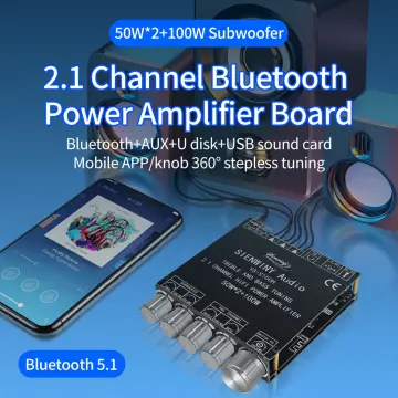 2x25w+50w 2.1 Channel Bluetooth 5.0 Subwoofer Class D Audio
