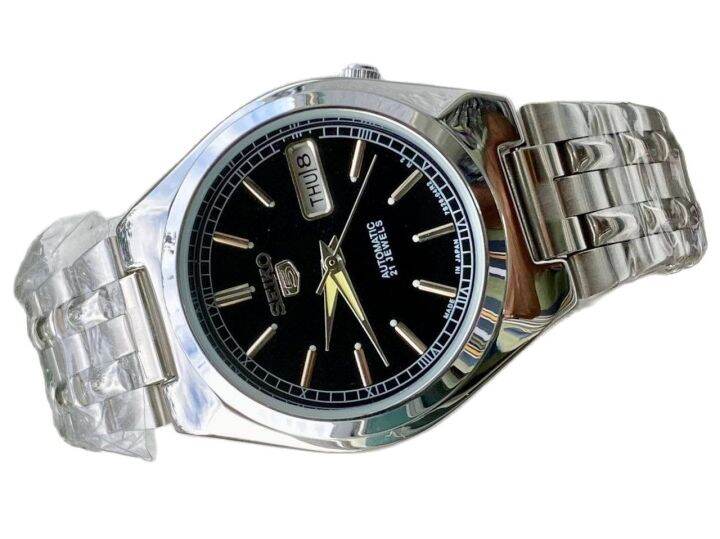 Seiko Men 5 Men s Stainless Steel Strap Automatic Watch SNKL15K1