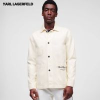 KARL LAGERFELD - HOTEL KARL DENIM OVERSHIRT 231M1680 เสื้อเชิ้ต