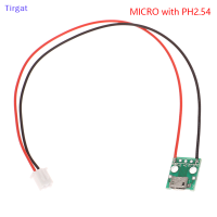 ?【Lowest price】Tirgat Type-C PCB พร้อมอะแดปเตอร์แปลงสายเคเบิลไมโคร USB เพื่อจุ่มขั้วต่อที่ฝ่าวงล้อมบอร์ดชาร์จสายเคเบิลซ็อกเก็ตบอร์ดบัดกรี