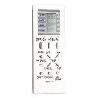 White Remote Control for Panasonic A75C2568 A75C2969 A75C2368 A75C2366 Air Conditioner Remote Control Replacement English