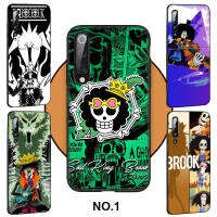 Casing หรับ OPPO A91 F15 A81 A92 A72 A52 A93 A94 Reno 2 2Z 2F 3 4 5 5K 6 4Z 6Z Lite Pro Plus A92S ni31 Brook One Piece Pattern Phone เคสโทรศัพท์