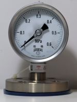 Premium Pressure Gauge with Diaphragm SS316 4" , Flange 1" ANSI 150#RF , 0-0.6 Mpa , Model PFN40TSA2BM06SDD/D51