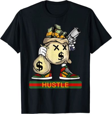 Money Stacks Hustle Wall Street Hip Hop Rap Lover Gift Tee T-Shirt