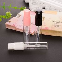 2.5ml Empty Glass Bottle Mini Small Sample Vials Perfume Bottle Fashion Castor Packing Container PinkWhiteBlack Cap